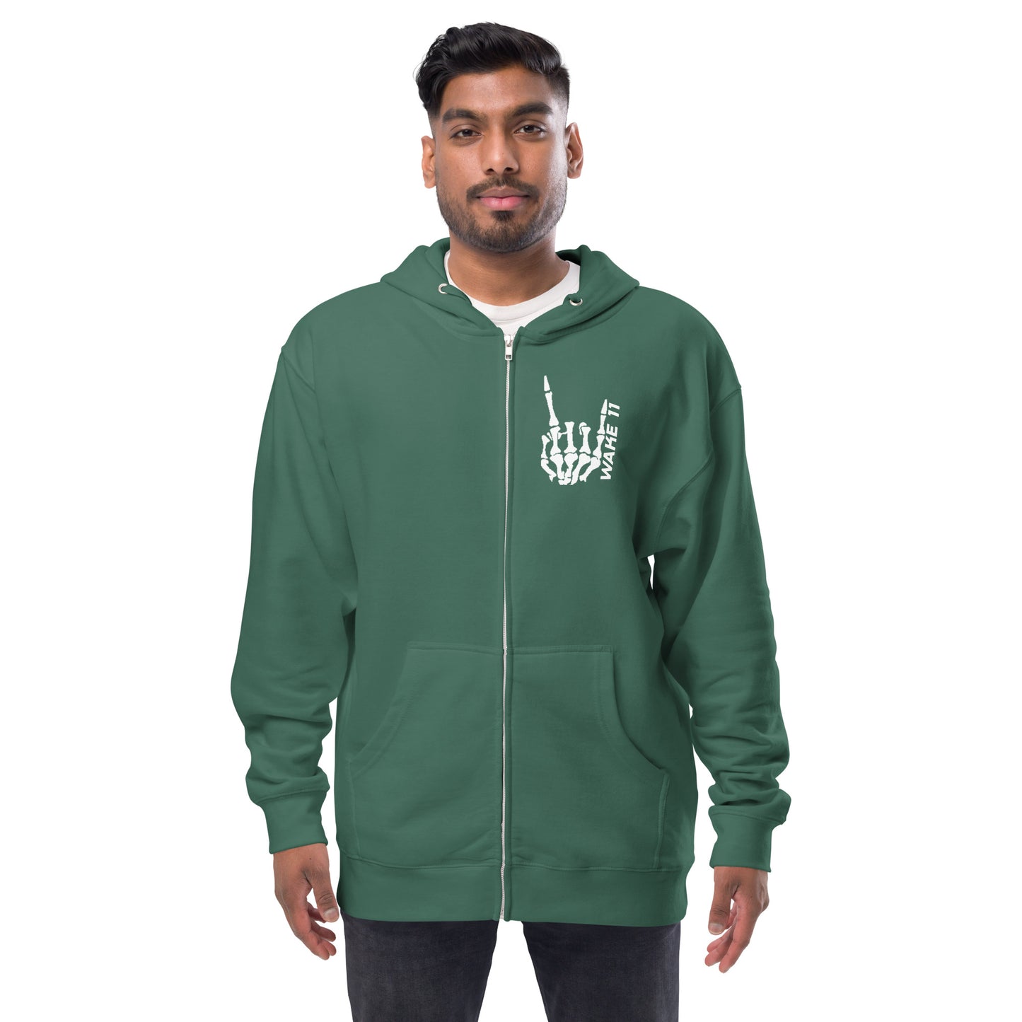 Adult Unisex Fleece Zip Up Hoodie