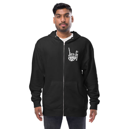 Adult Unisex Fleece Zip Up Hoodie