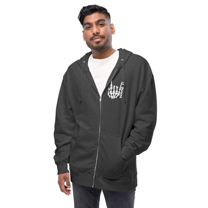 Adult Unisex Fleece Zip Up Hoodie