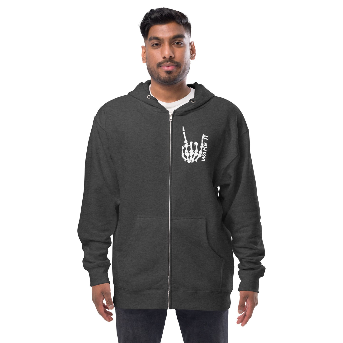 Adult Unisex Fleece Zip Up Hoodie