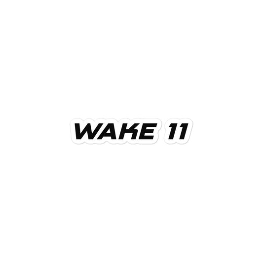 Wake 11 Sticker