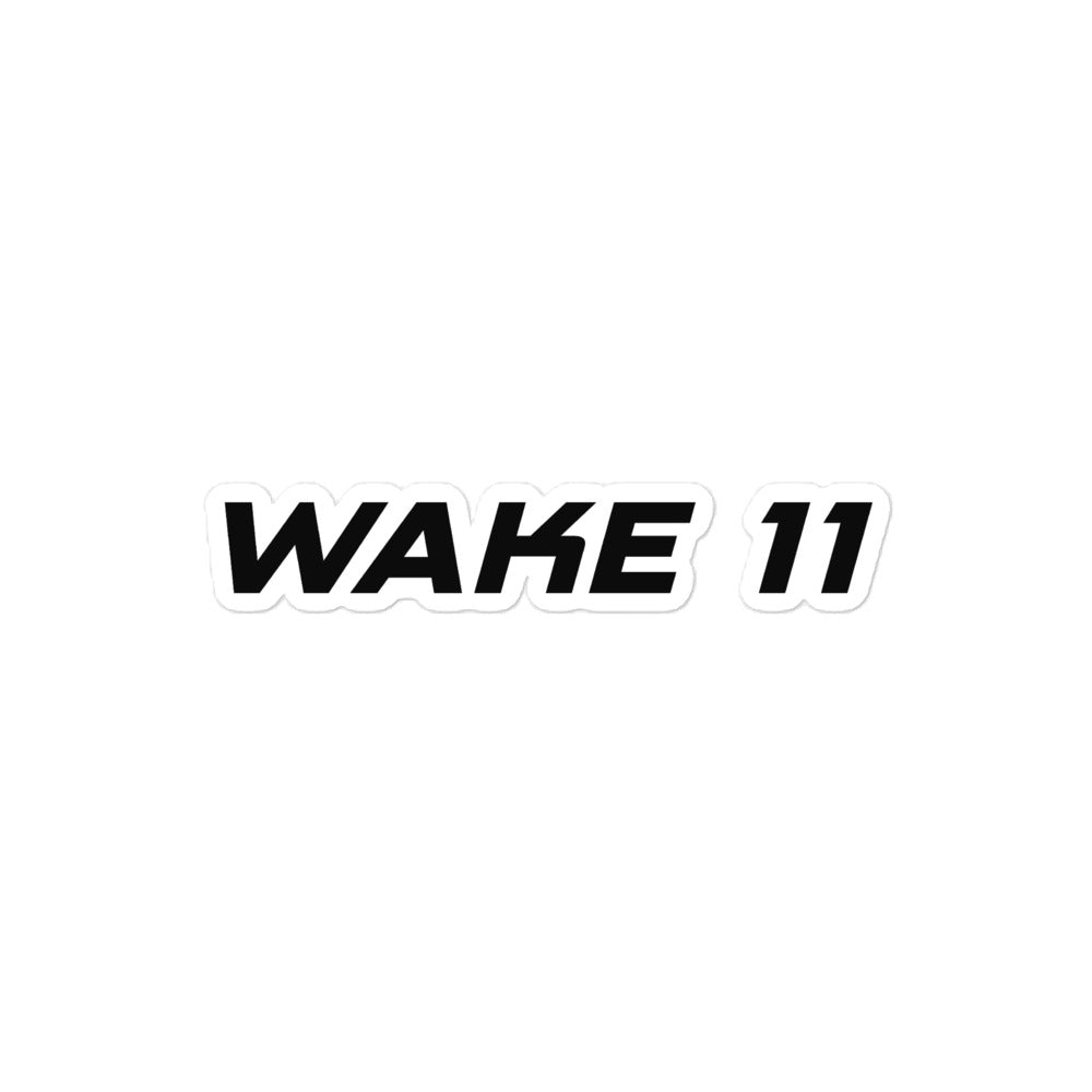 Wake 11 Sticker