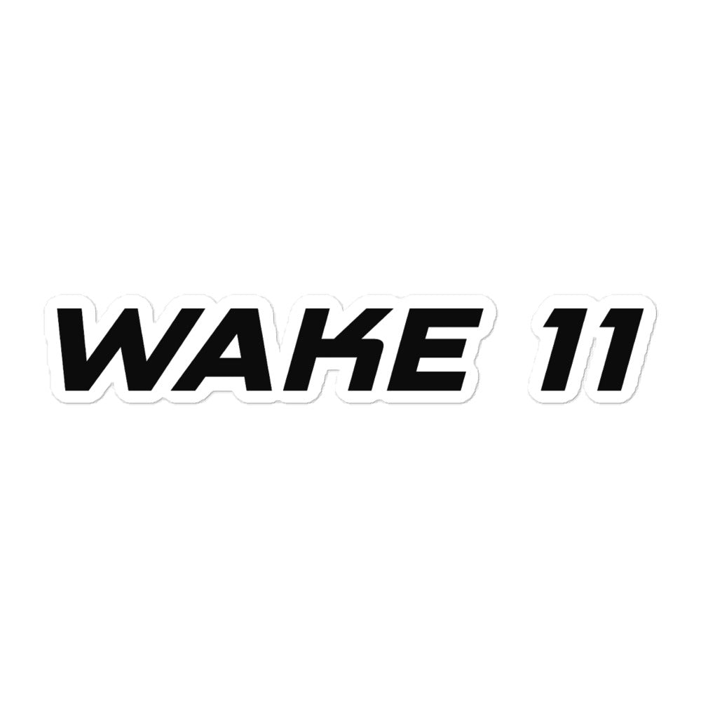 Wake 11 Sticker